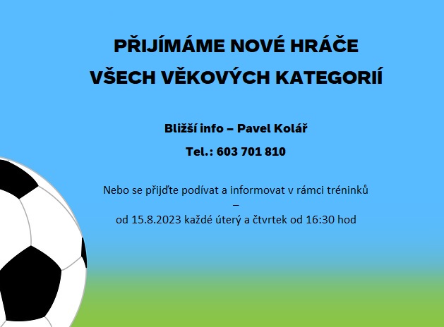 Nábor nových hráčů