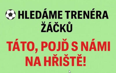Hledáme trenéra žáčků